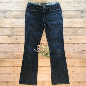 Joe's Jeans Muse Boot Cut Jeans 28x32 Dark Wash Mid Rise Cool Seaming Detail